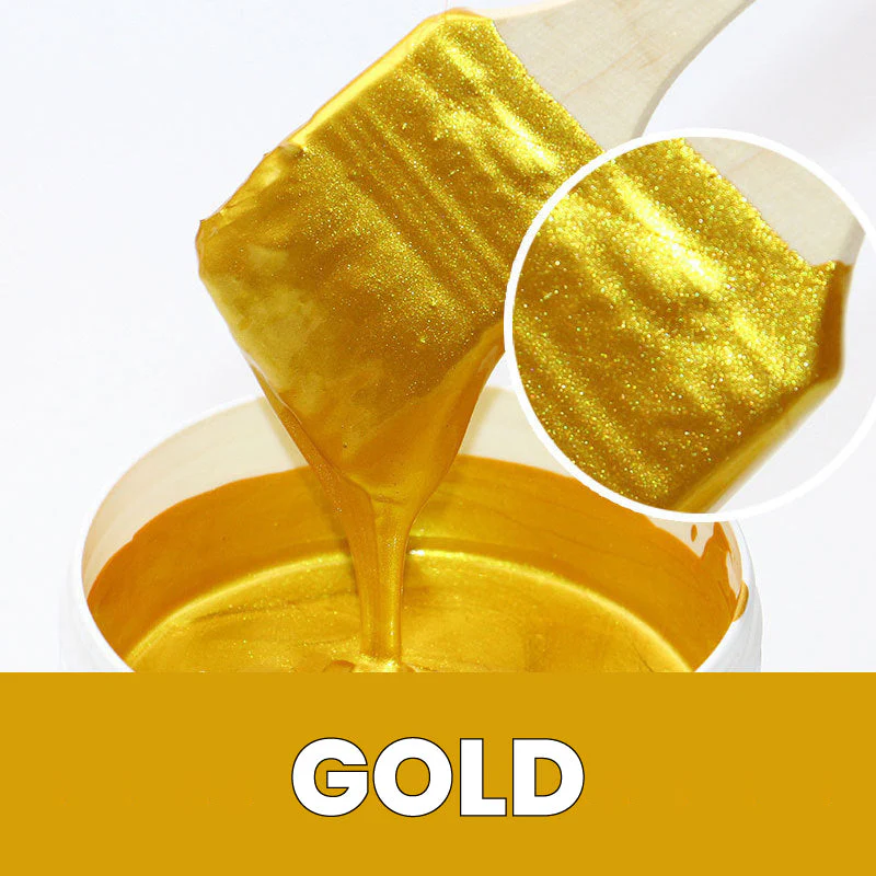 GoldLuxe — Metallic-Blattfarbe mit KOSTENLOSEM Pinsel | 50% RABATT - Image 16