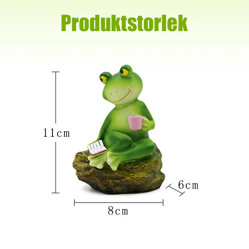 FrogLux® Charmig Läsande Grodstaty | 50% RABATT - Image 8