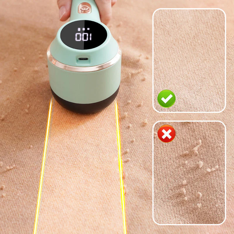FuzziPro – 3-Fallen Textilrasierer mit LED-Display | 50 % RABATT - Image 10