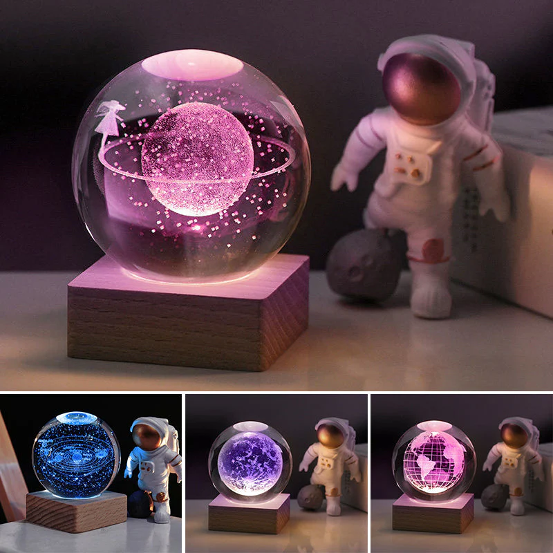 GalaxyGlow – 3D Kristallkugel Nachtlicht & Dekolampe | 50% RABATT - Image 8