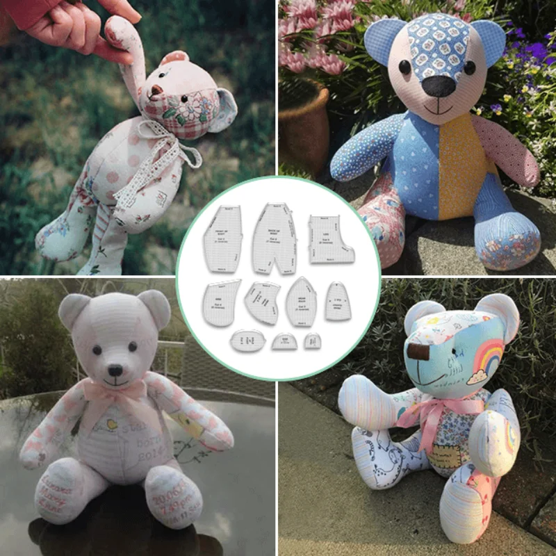 Gedächtnisbär Schablonen Lineal Set (10 Stück) - Image 4