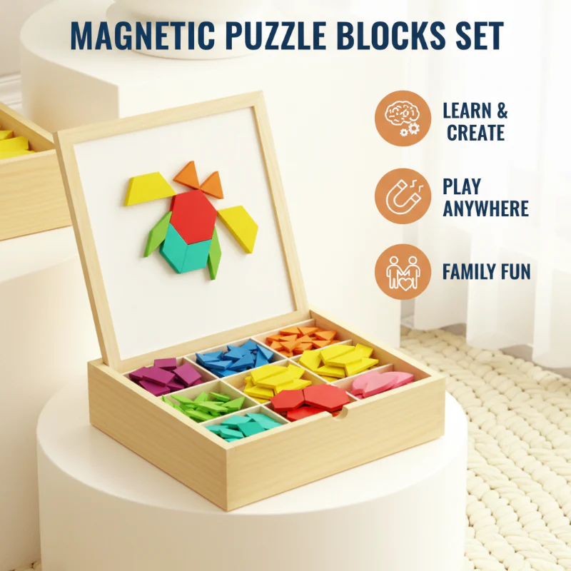GeoMagico – Kreatives Magnet-Puzzleset | 50% RABATT - Image 9