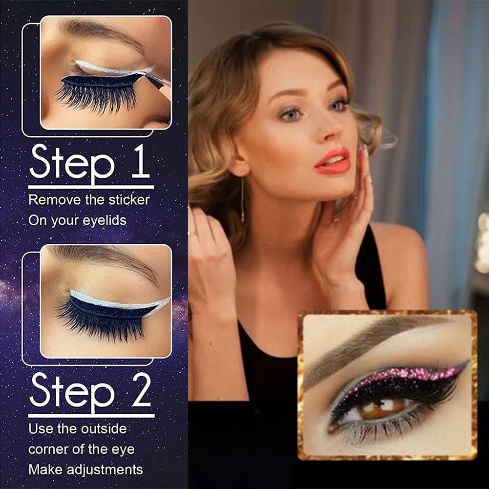 GlamLash™ Eyeliner- & Wimpern-Sticker | 4+4 Paar GRATIS - Image 3
