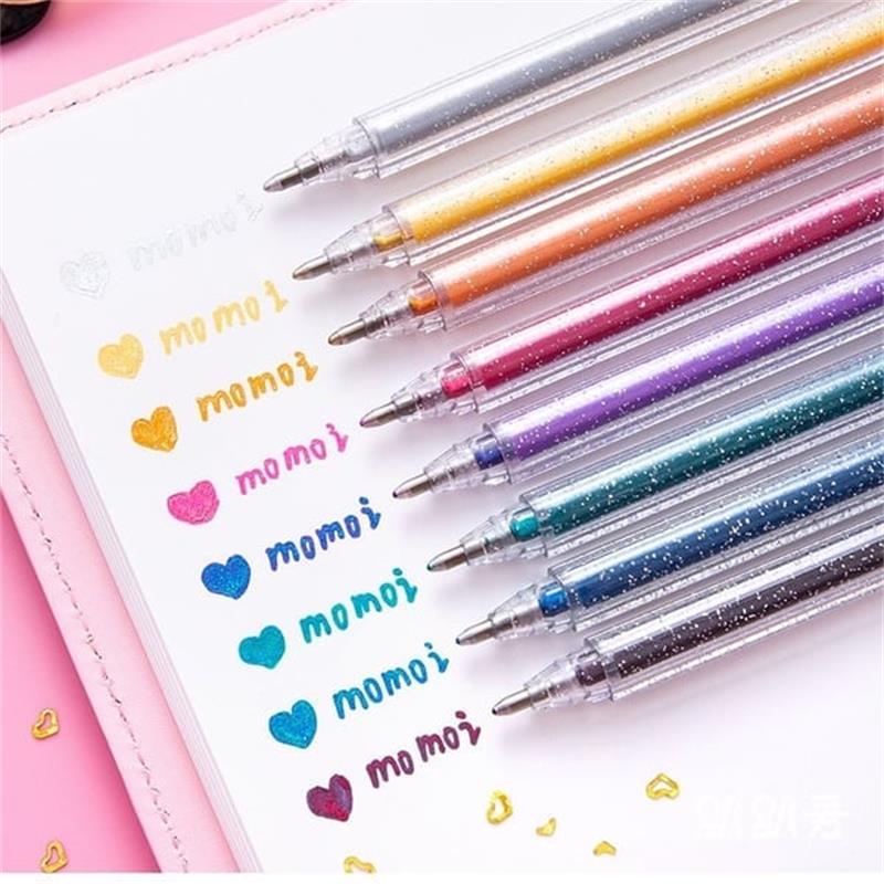 GleamArt - Glitzer-Gelstift-Set | 18 Stück