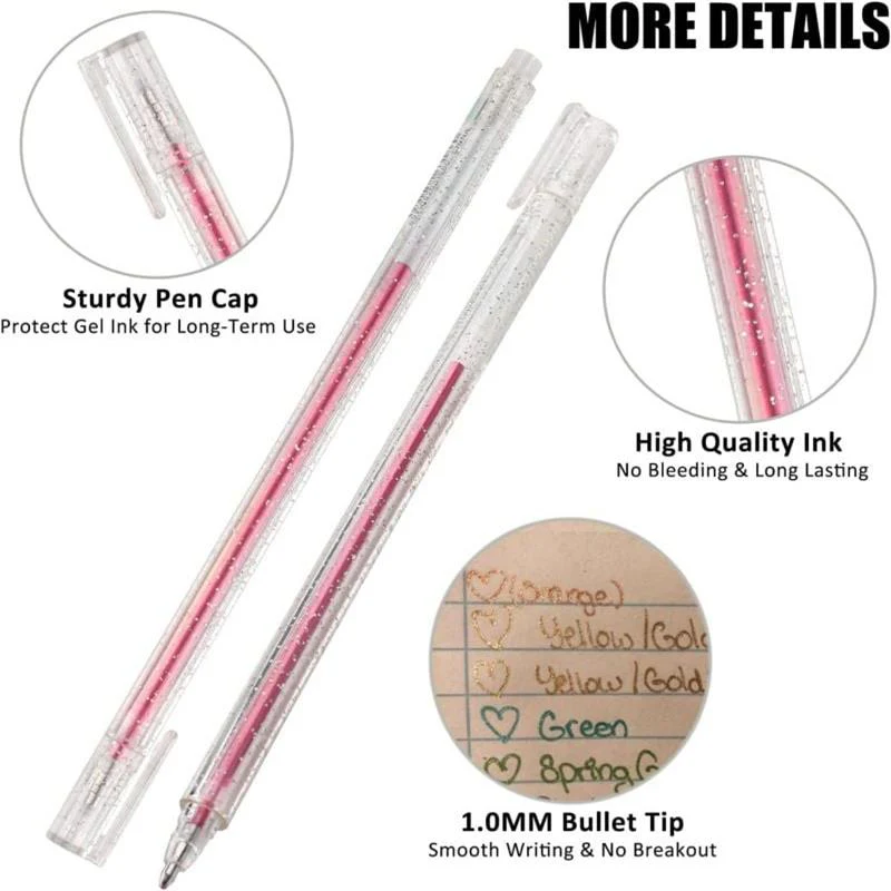 GleamArt - Glitzer-Gelstift-Set | 18 Stück - Image 4