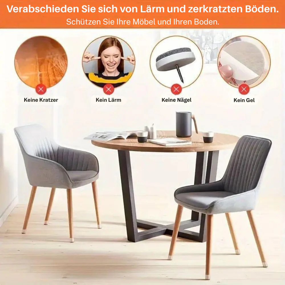 GlideGuard – Lautloser Bodenschutz für Stühle - Image 3