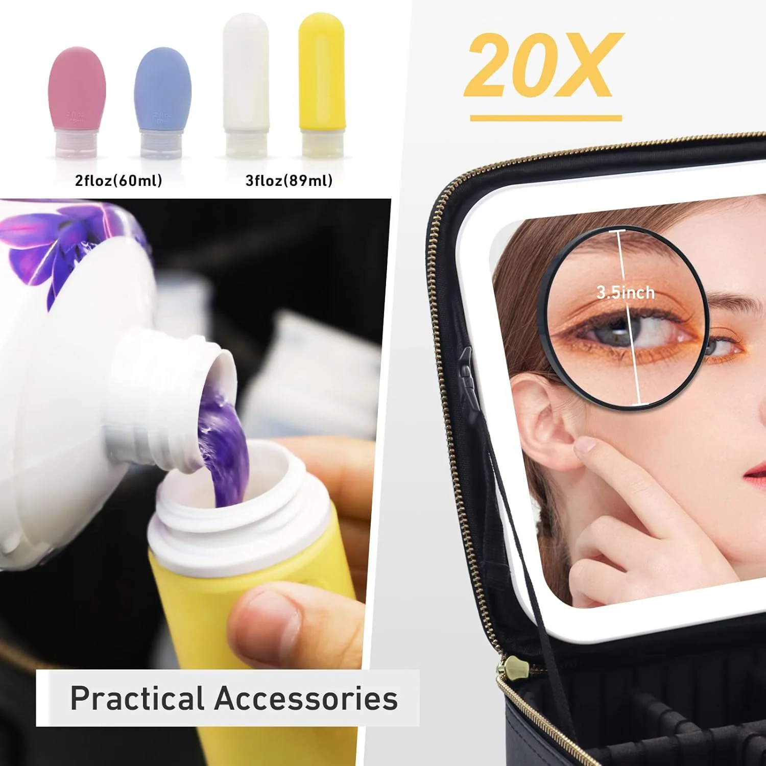 GlowCase - Makeup Reisetasche Organizer | 50% RABATT - Image 6