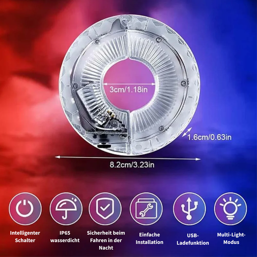 GlowWheel – Bewegungs-Fahrradlicht | 1+1 GRATIS - Image 5
