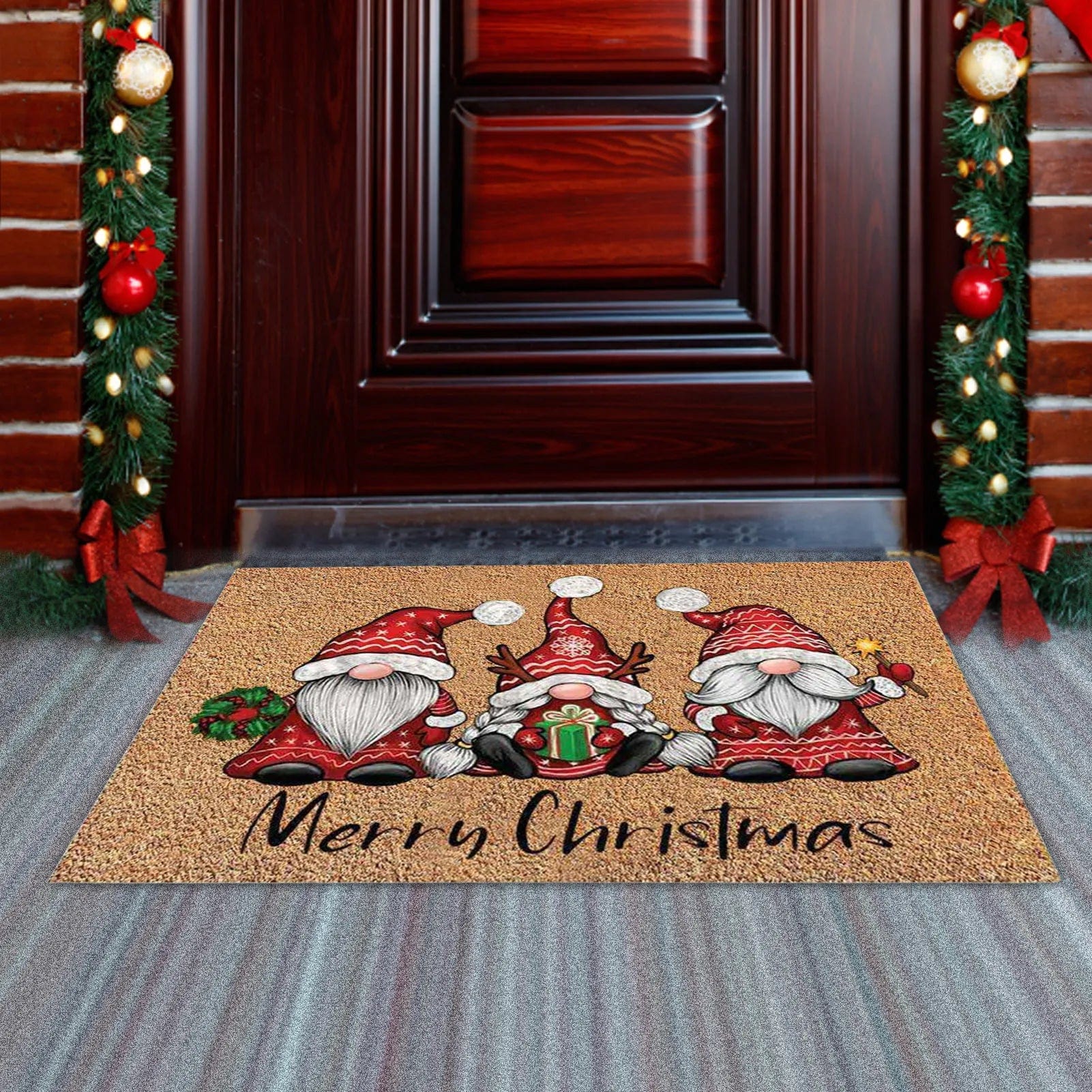 GnomeWelcome – Weihnachts-Gnom Fußmatte - Image 2