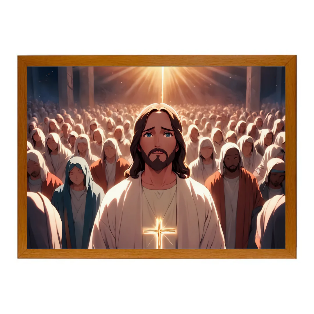 HeiligLicht - Jesus Led 4D Lichtmalerei-christliche Wandkunst | 50% RABATT - Image 10