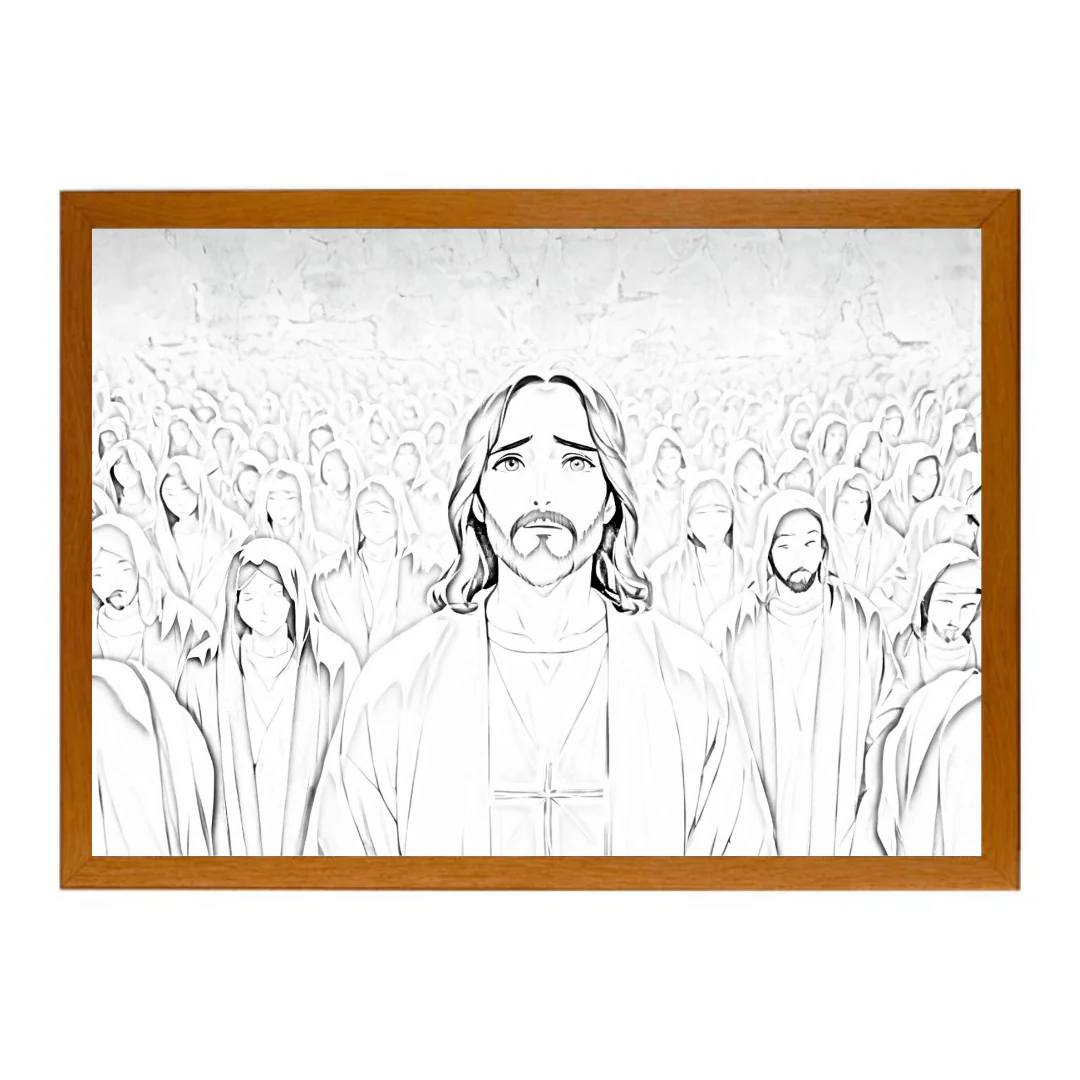 HeiligLicht - Jesus Led 4D Lichtmalerei-christliche Wandkunst | 50% RABATT - Image 11