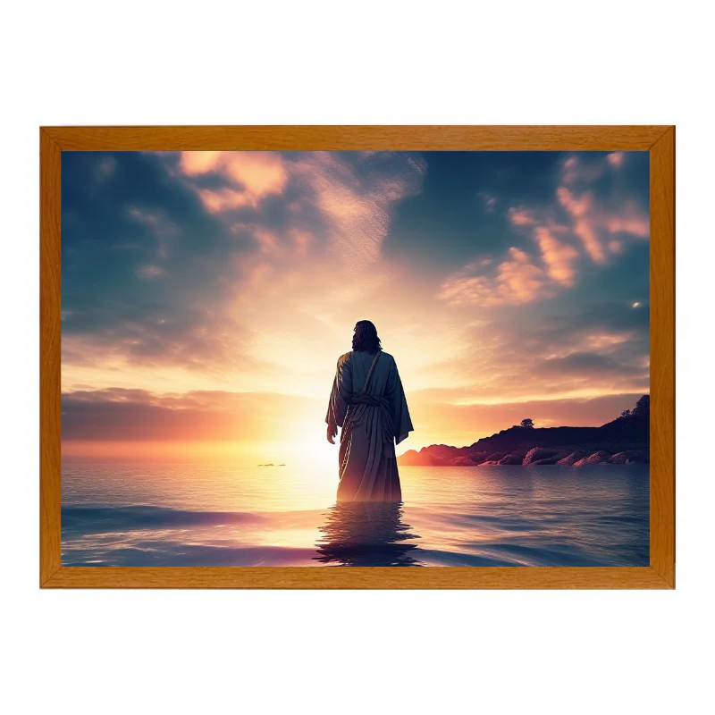 HeiligLicht - Jesus Led 4D Lichtmalerei-christliche Wandkunst | 50% RABATT - Image 4
