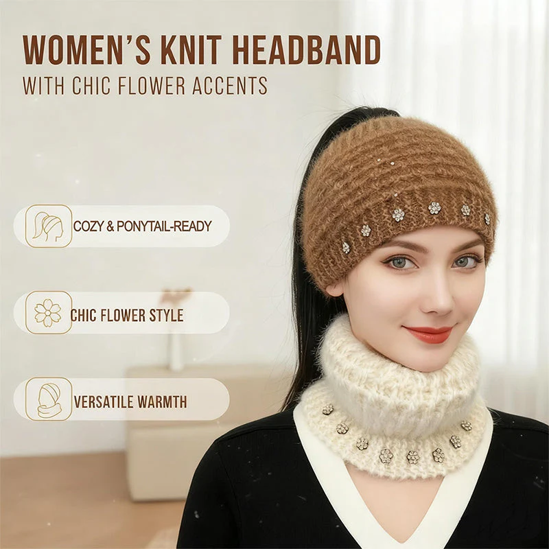 Grace — Florales Strick-Stirnband | 50% RABATT - Image 10