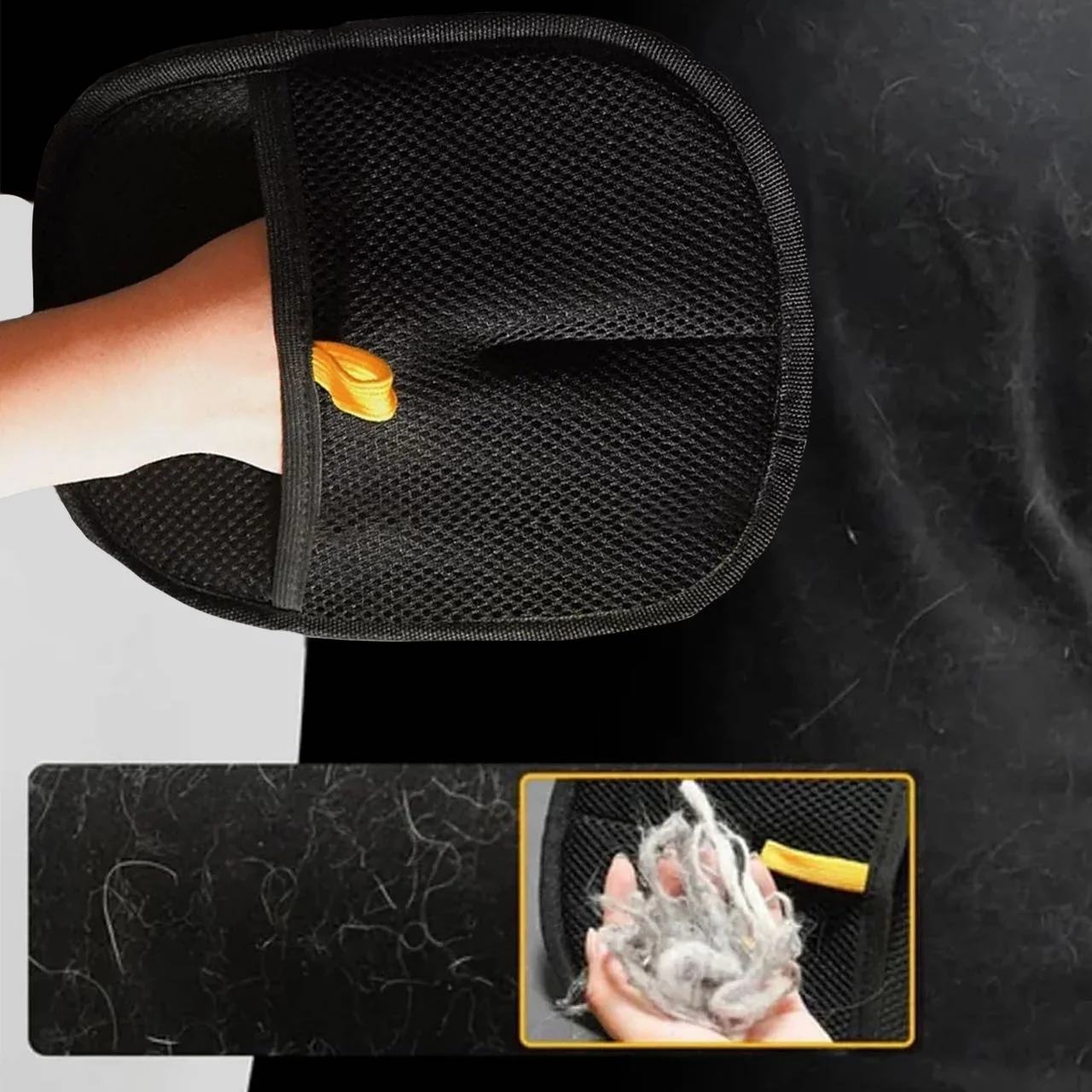 GroomyGlove – Antistatischer Handschuh zur Tierhaarentfernung | 1+2 GRATIS - Image 7