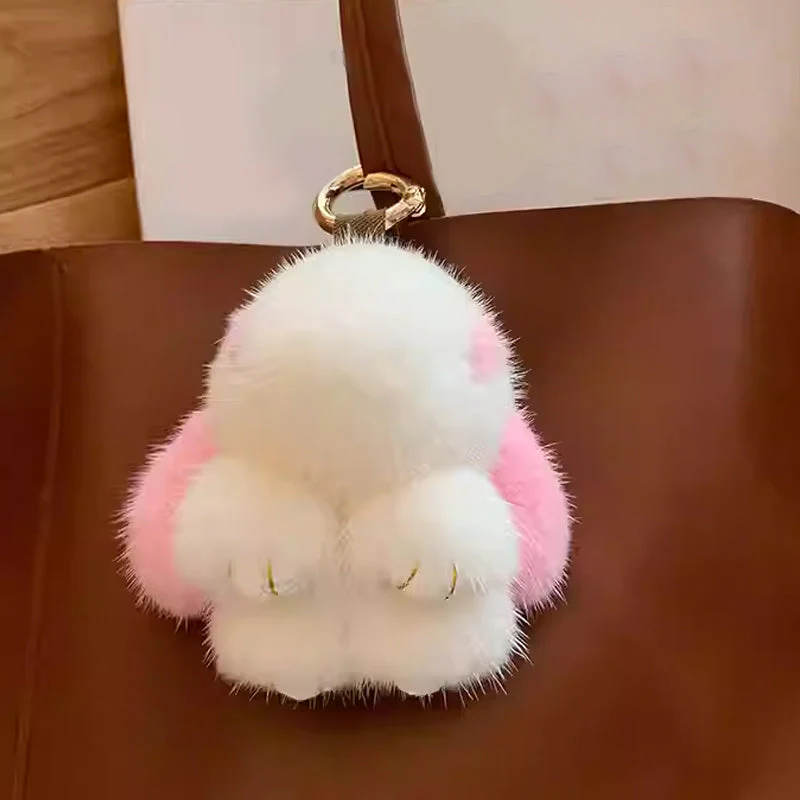Handgemachte weiche Hasen PomPom Charms - Image 12