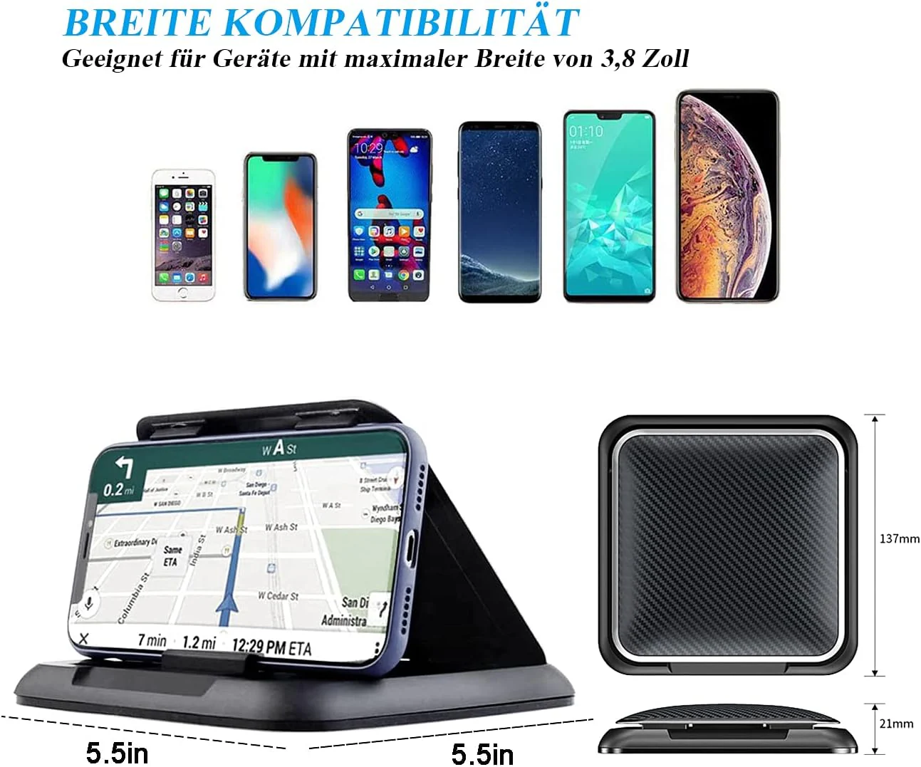 Handyhalterung Auto - Sicherer Halt & Einfache Einhandbedienung - Image 6