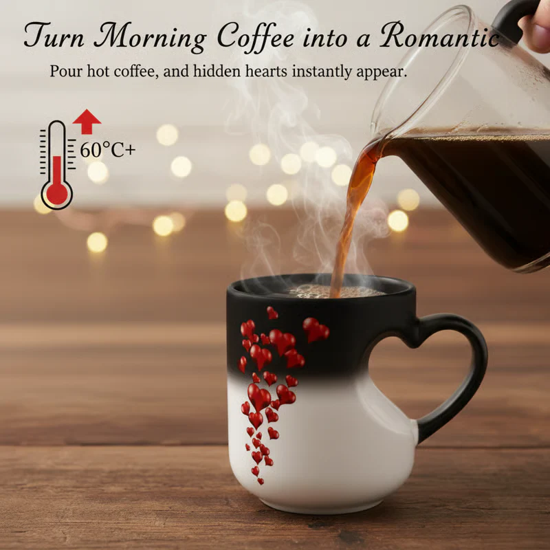 HeartGlow Tasse — Wärme, die Freude entflammt
