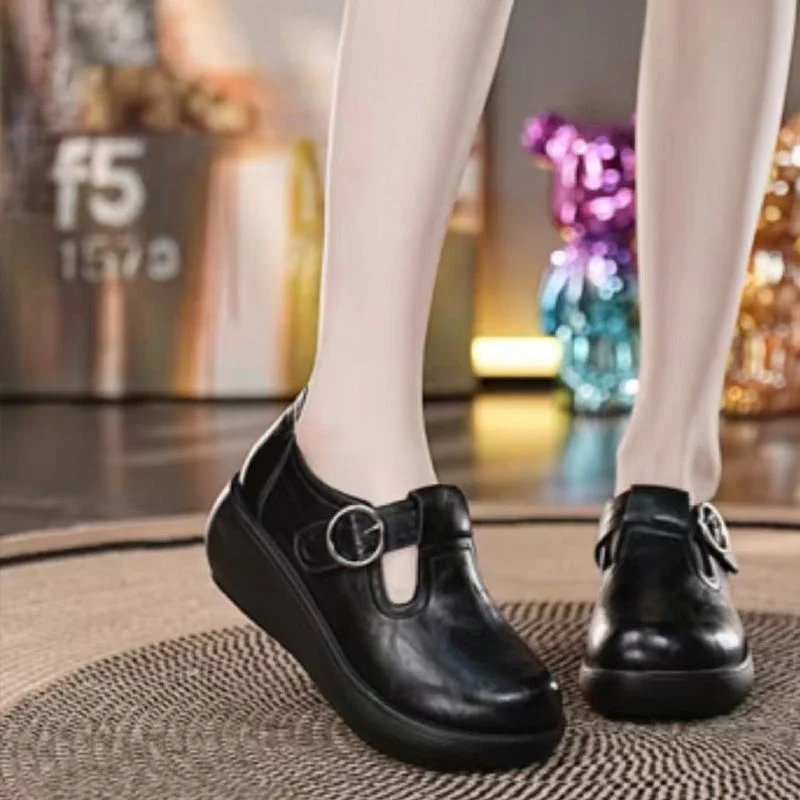 Heidi — Bequeme Plateau-Schuhe für Damen mit runder Zehenpartie - Image 10