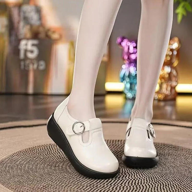 Heidi — Bequeme Plateau-Schuhe für Damen mit runder Zehenpartie - Image 8