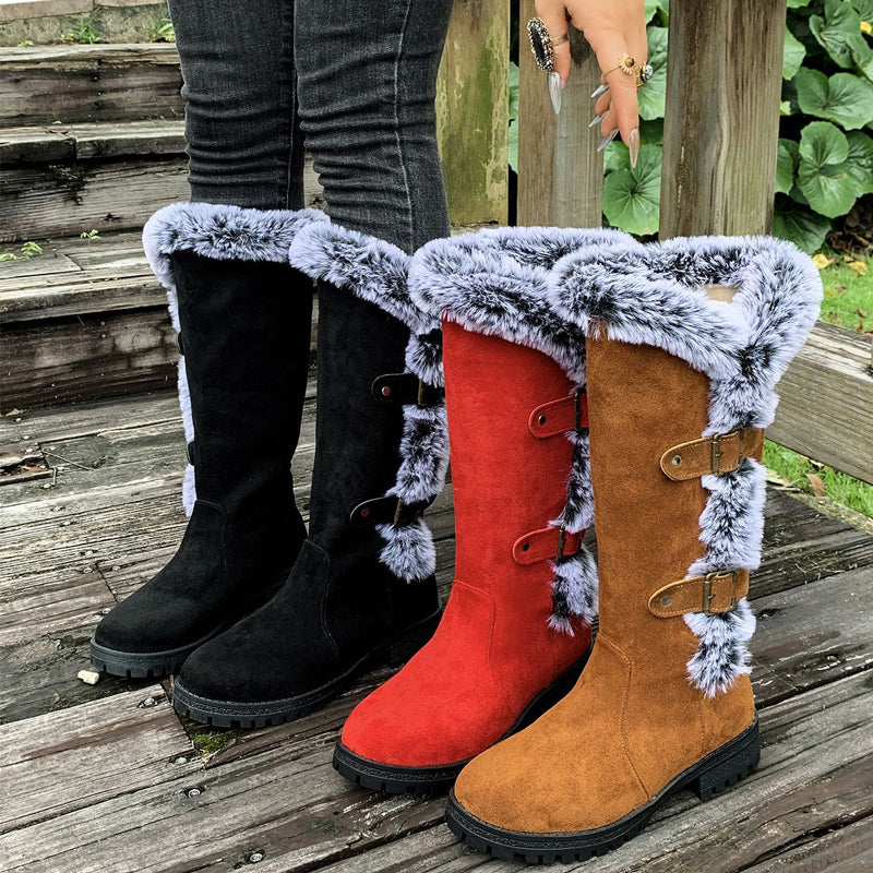 Heidi – Plüsch-Winterstiefel mit mittlerem Schaft | 50% RABATT - Image 3
