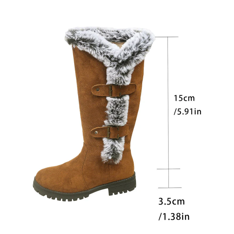 Heidi – Plüsch-Winterstiefel mit mittlerem Schaft | 50% RABATT - Image 7
