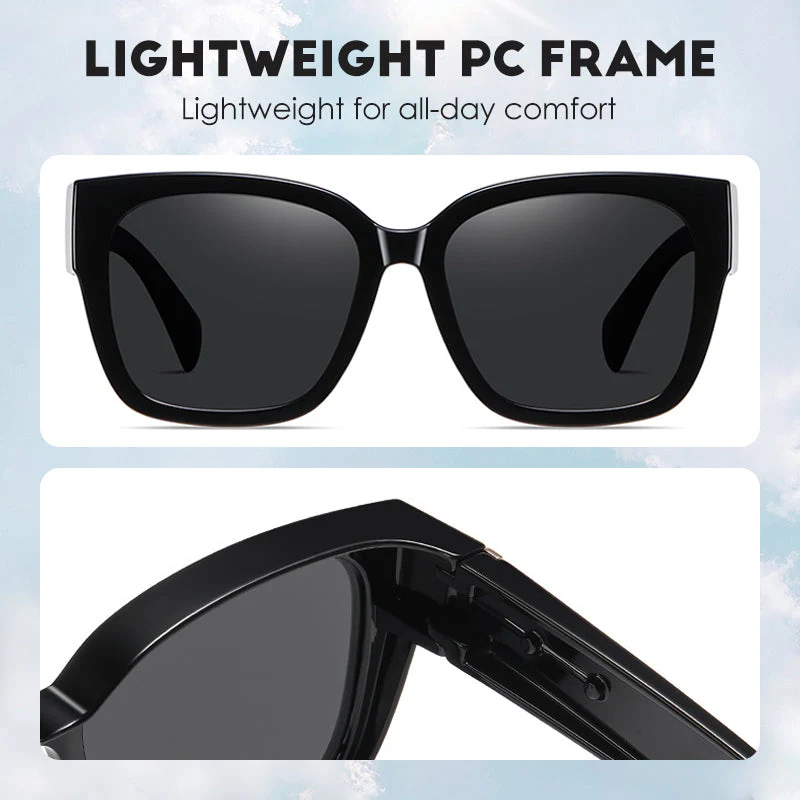 Heidi – Polarisierte Clip-On Sonnenbrille mit UV400-Schutz - Image 3