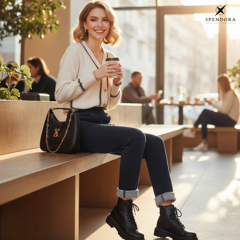 Heim – Hochgeschnittene Cordhose mit Fleece | 50% RABATT
