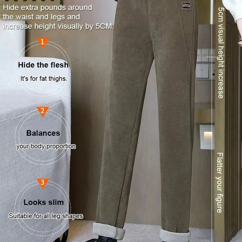 Heim – Hochgeschnittene Cordhose mit Fleece | 50% RABATT - Image 14