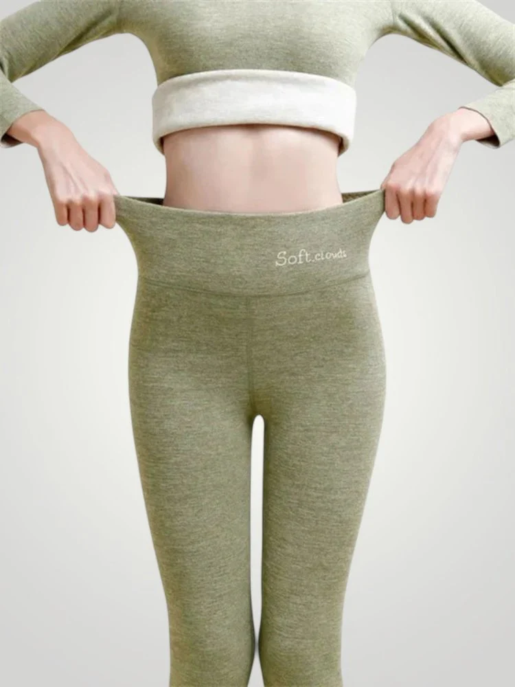 Helena — Damen Skulpturformende Winterleggings mit Fleecefutter - Image 7