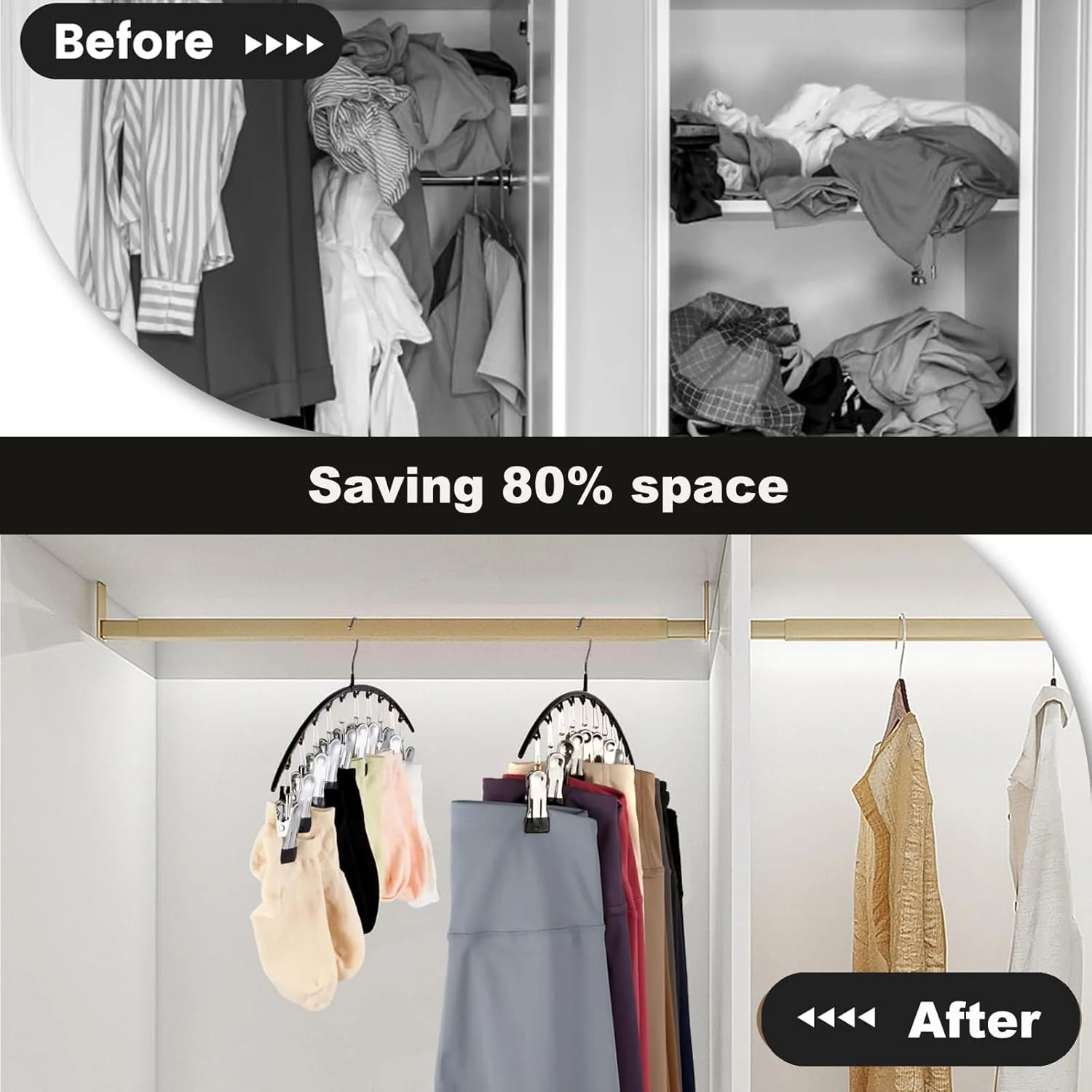Hendiy Legging Organizer für den Kleiderschrank - Image 4