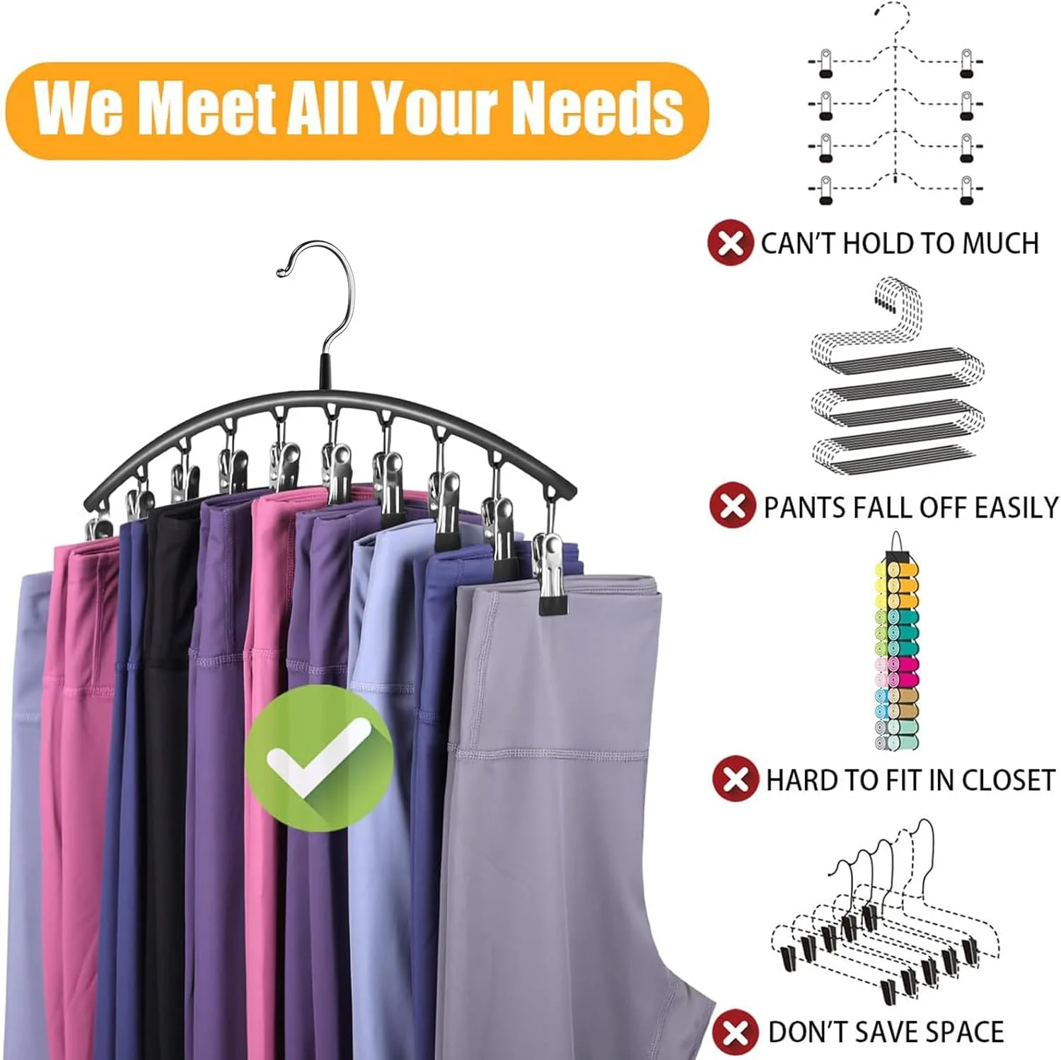 Hendiy Legging Organizer für den Kleiderschrank - Image 6