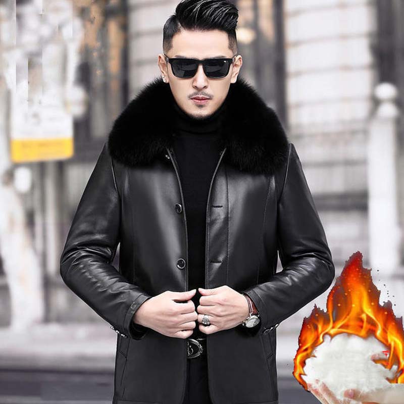 Henry – Herrenjacke aus PU-Leder mit Plüschfutter für den Winter - Image 6