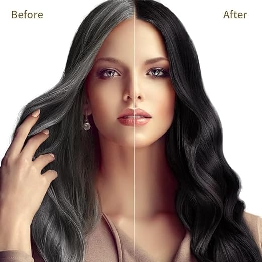 Herbal 3 in 1 Haarfärbemittel Instant Black Hair Shampoo - Image 5