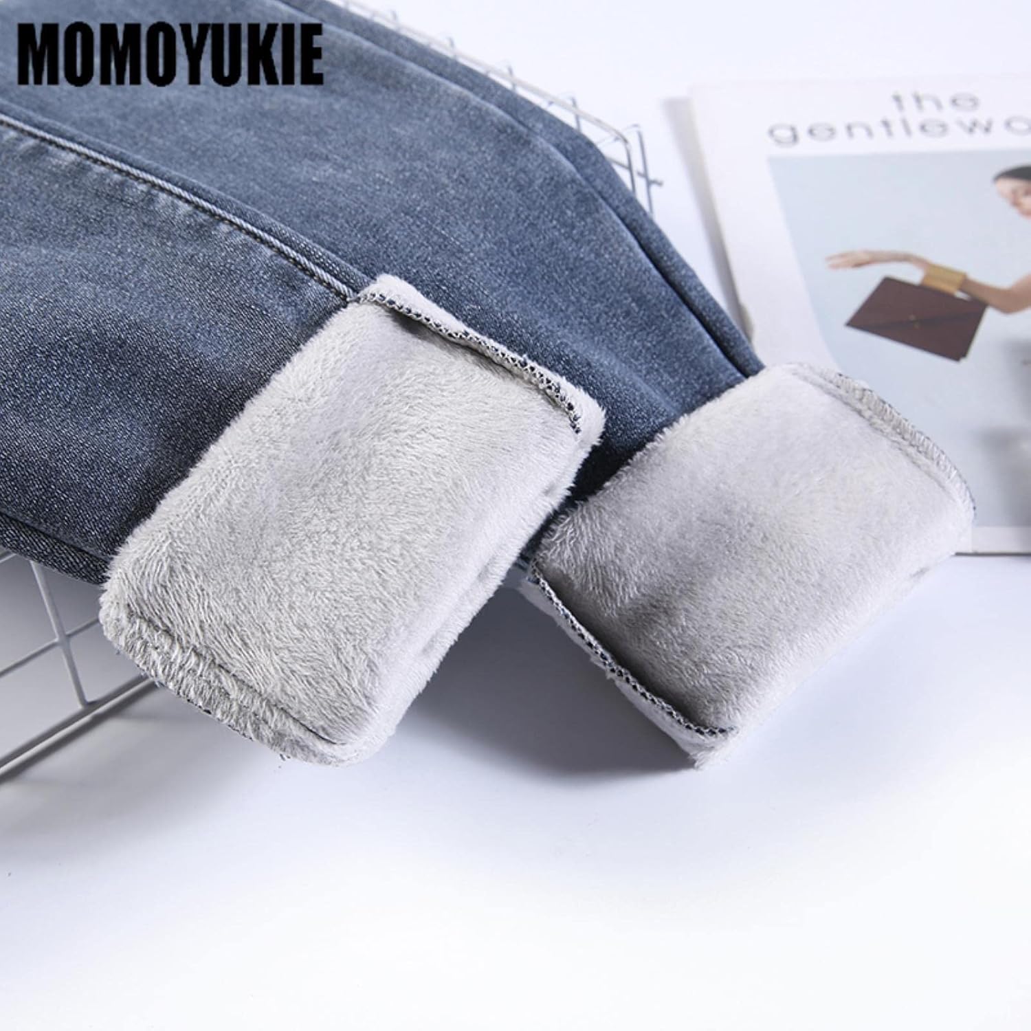Hochgeschnittene Winter-Thermo-Jeans-Hose - Image 4