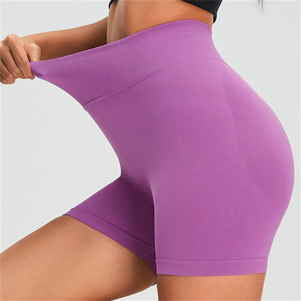Hohe Taille Scrunch Hintern Biker Shorts für Fitnessstudio - Image 2
