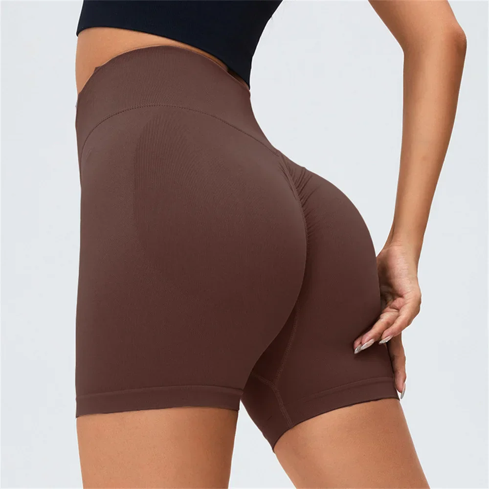 Hohe Taille Scrunch Hintern Biker Shorts für Fitnessstudio - Image 9