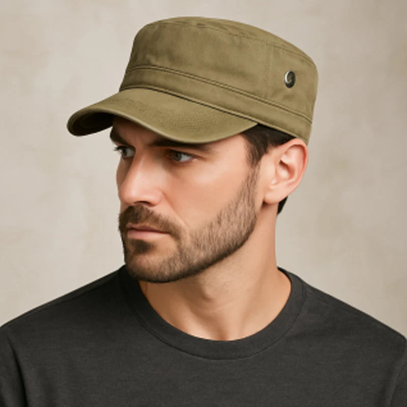 Hunter — Militärische Flat Cap | 1+1 GRATIS - Image 3