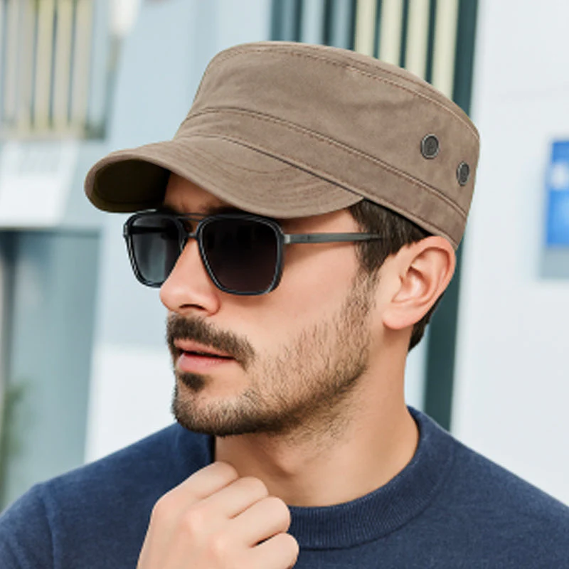Hunter — Militärische Flat Cap | 1+1 GRATIS - Image 4