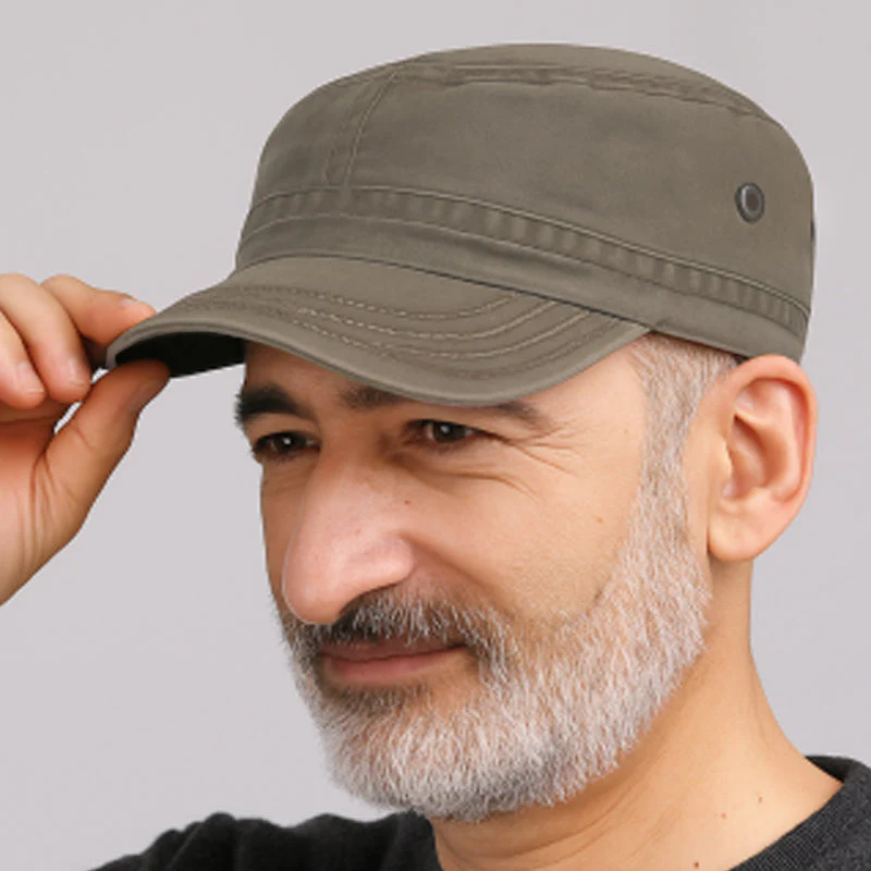 Hunter — Militärische Flat Cap | 1+1 GRATIS - Image 6