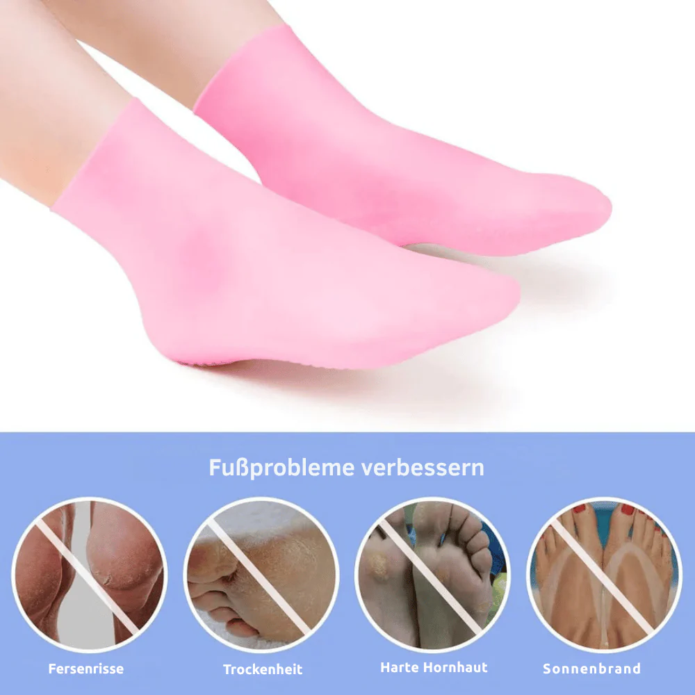 HyperSilk — Moisturizing Foot Socks 4er-Set | 50% RABATT - Image 2