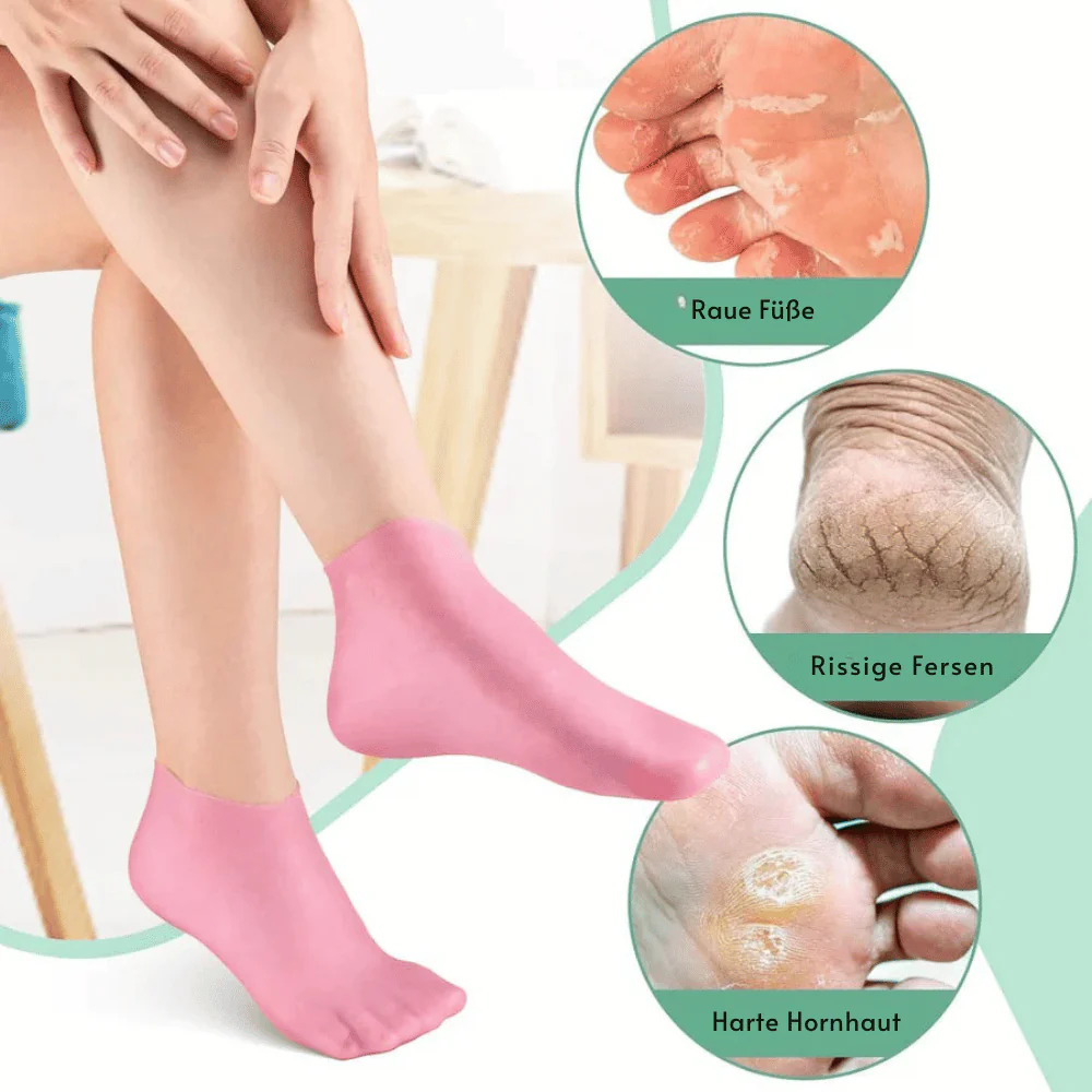 HyperSilk — Moisturizing Foot Socks 4er-Set | 50% RABATT - Image 3