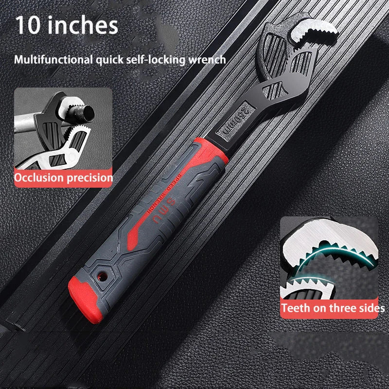 🔧Industrial Grad Multifunktional selbst speichern Rohrschlüsselwerkzeug 🔧 - Image 10