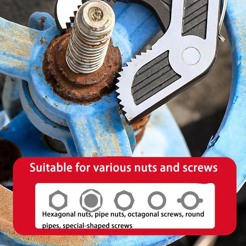 🔧Industrial Grad Multifunktional selbst speichern Rohrschlüsselwerkzeug 🔧 - Image 7