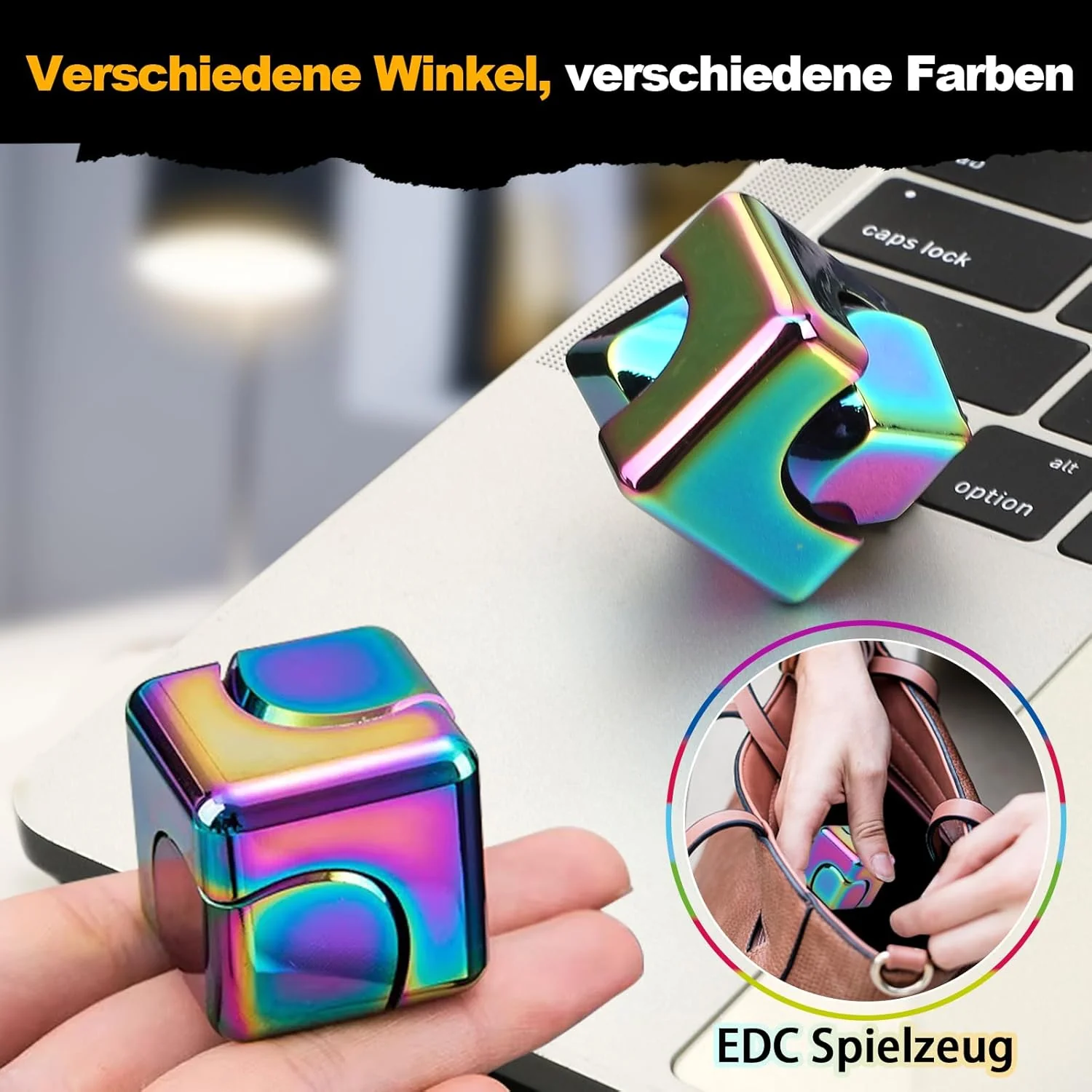 Infinity Fidget Cube Spinner Spielzeug für Kinder und Erwachsene - Image 6