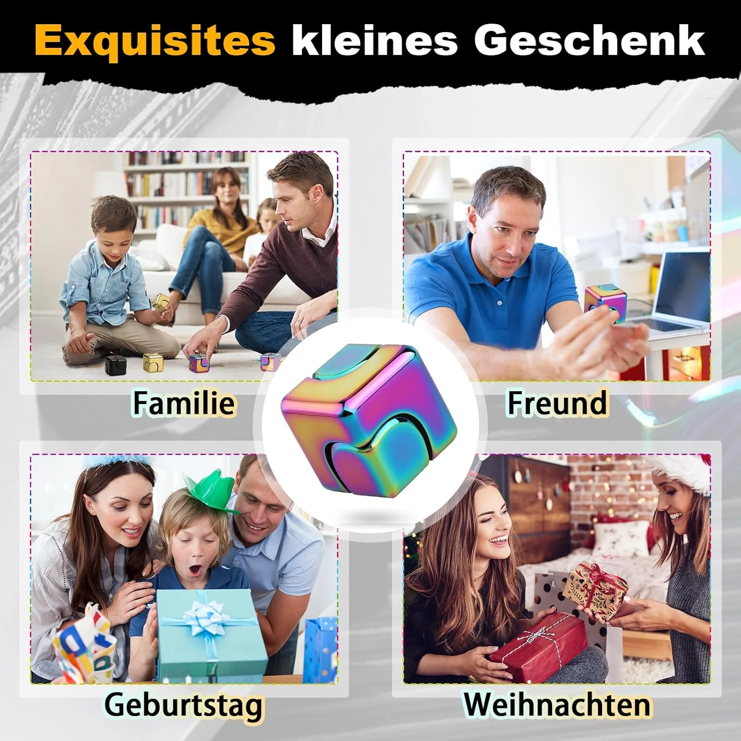 Infinity Fidget Cube Spinner Spielzeug für Kinder und Erwachsene - Image 8
