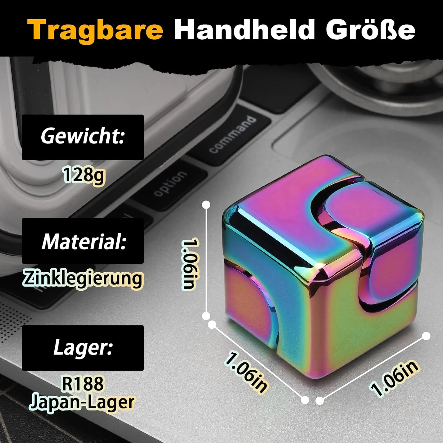 Infinity Fidget Cube Spinner Spielzeug für Kinder und Erwachsene - Image 9