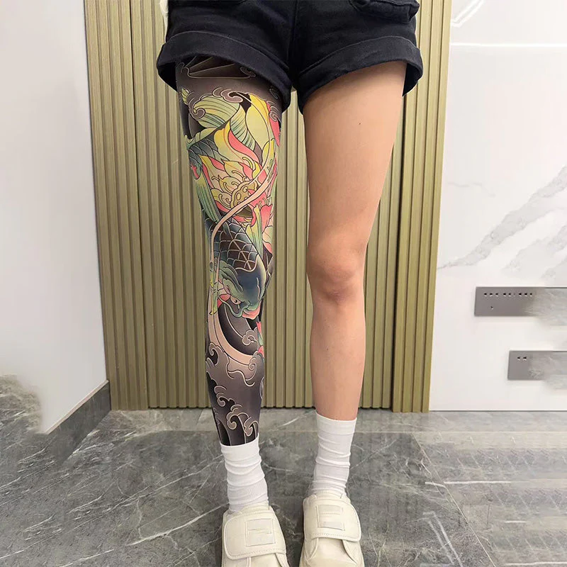 InkyLeg™ – Dehnbarer Bein-Cuff mit Tattoo-Print | 1+1 GRATIS - Image 11
