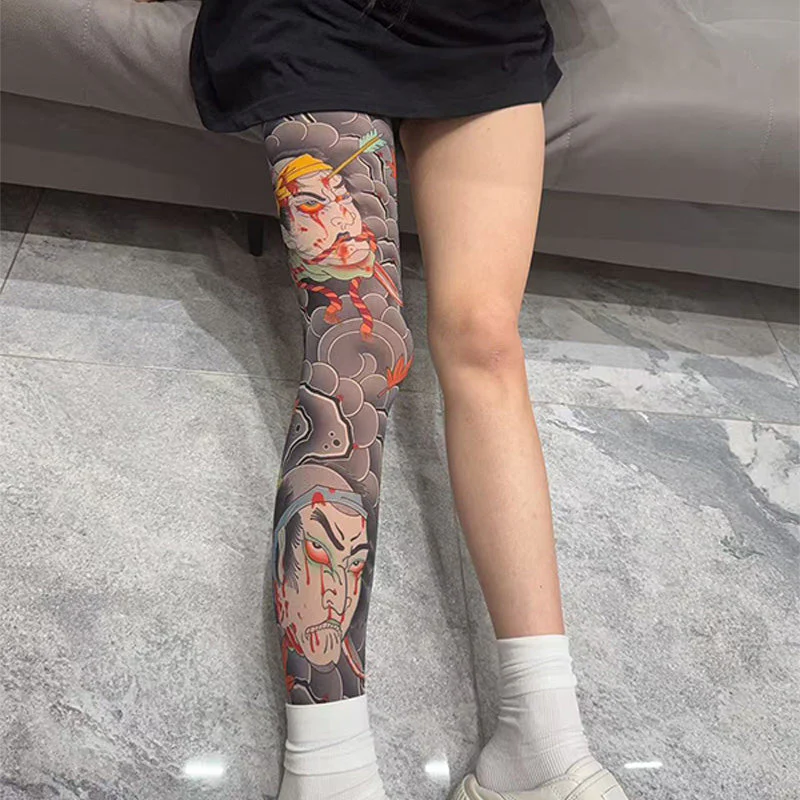 InkyLeg™ – Dehnbarer Bein-Cuff mit Tattoo-Print | 1+1 GRATIS - Image 5