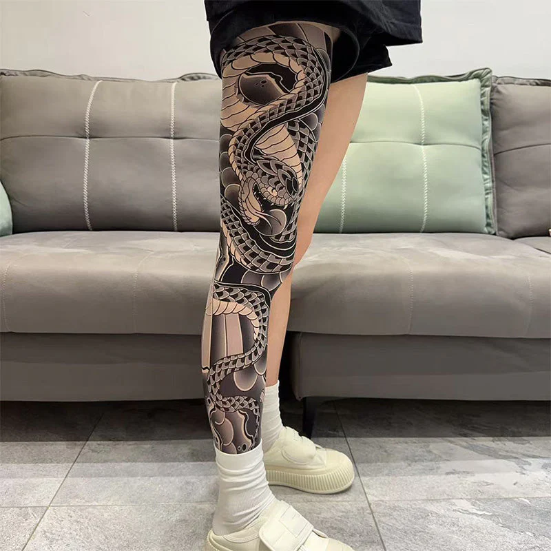 InkyLeg™ – Dehnbarer Bein-Cuff mit Tattoo-Print | 1+1 GRATIS - Image 8