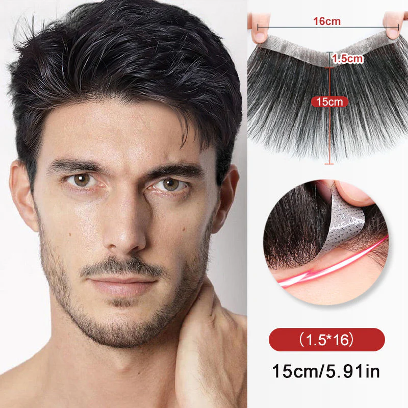 InvisiHair™ Männer-Stirnhaar-Toupet Soforthilfe - Image 12